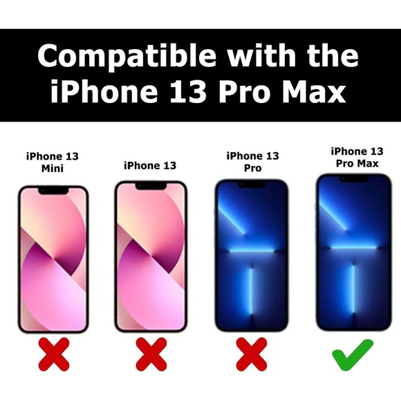 BodyGuardz Pure Tempered Glass Screen Protector for The iPhone 13 Pro Max, Pure - Picture 2 of 4